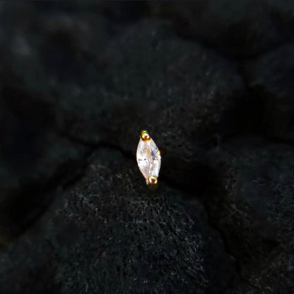 18k Gold Tiny eye