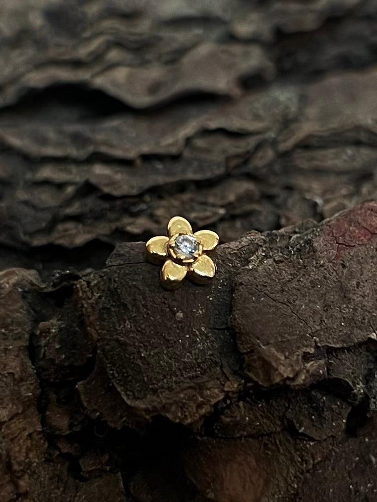 18k Golden Baby Flower