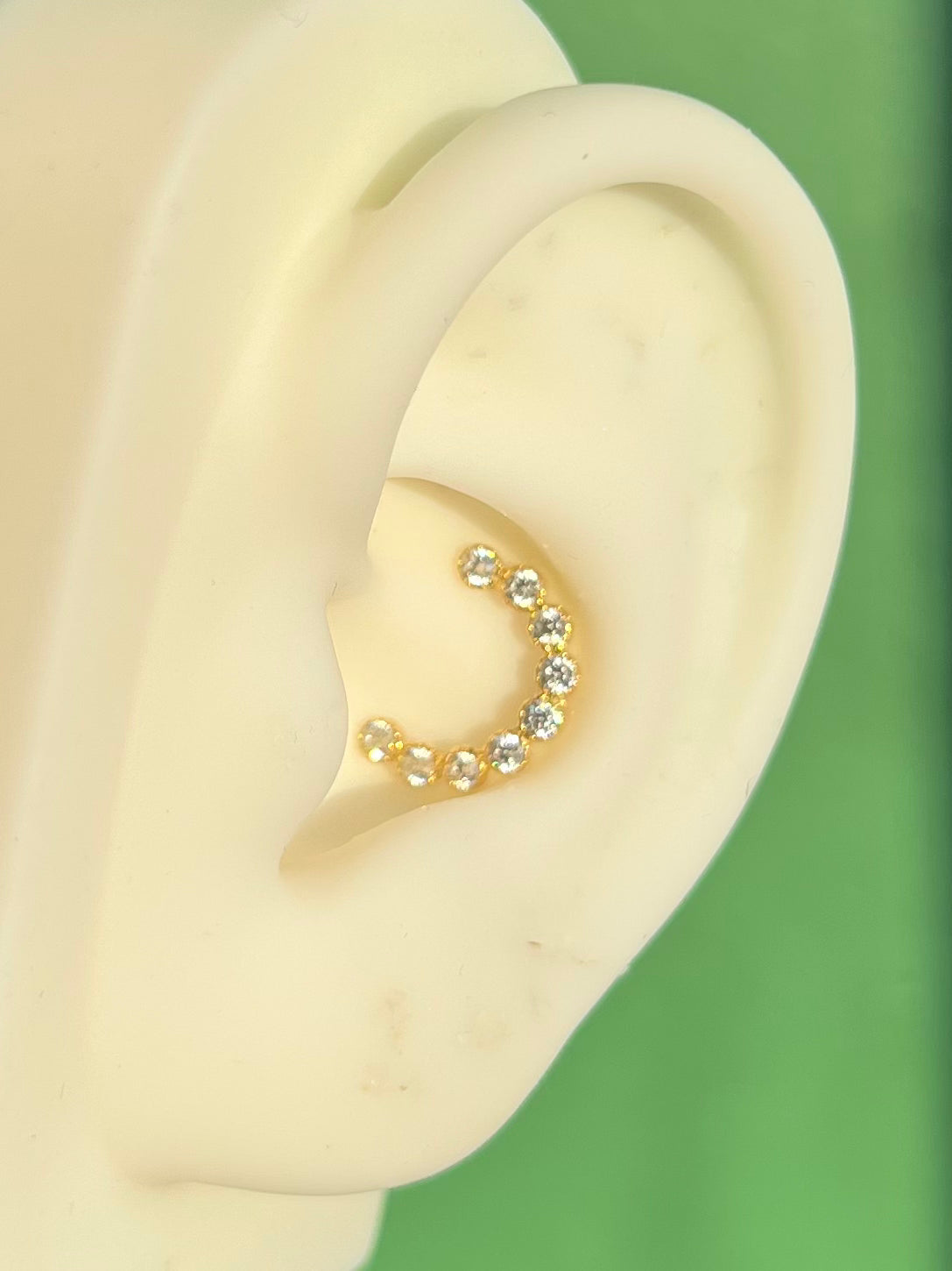 18K golden Arc Earring