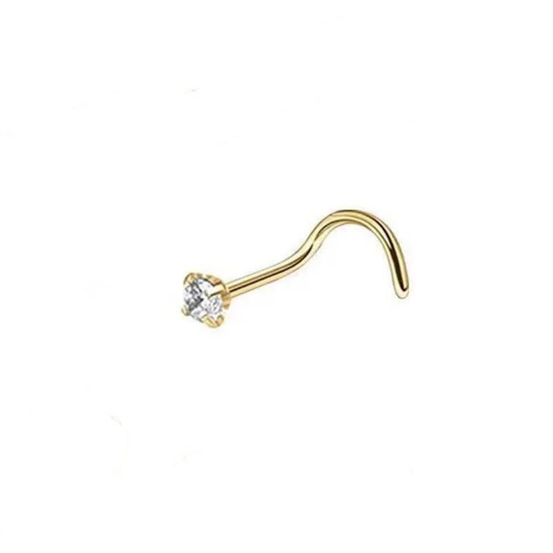 18k Gold Nose Stud