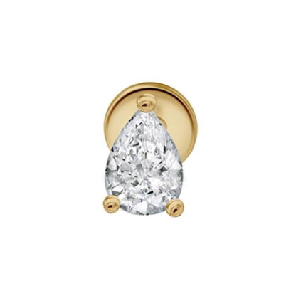 18k Golden Pear